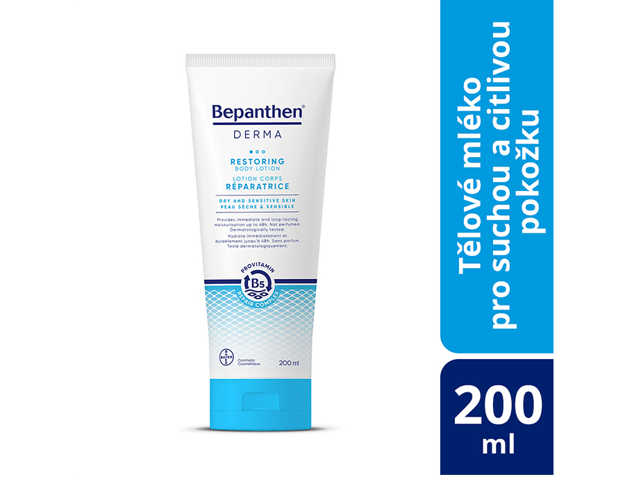 Hydratační a vyživující tělové mléko 200ml